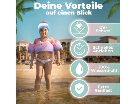 KIDVERSE Czepek pływacki dla dziewcząt - 3