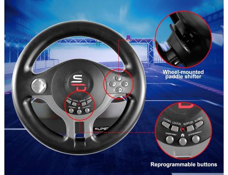 Kierownica Subsonic Superdrive SV 200 z Pedałami do PS4 PS3 PC Xbox Switch - 4