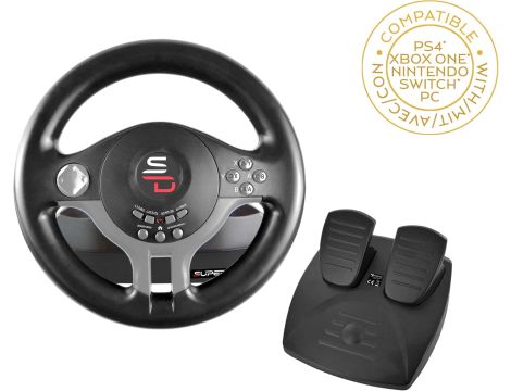 Kierownica Subsonic Superdrive SV 200 z Pedałami do PS4 PS3 PC Xbox Switch - 2