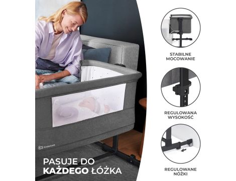 Kinderkraft NESTE GROW Łóżeczko dziecięce 3 w 1 - 5