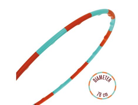 KLASYCZNE HULAHOP HULA HOOP OBRĘCZ DLA DZIECI SKŁADANE - 4