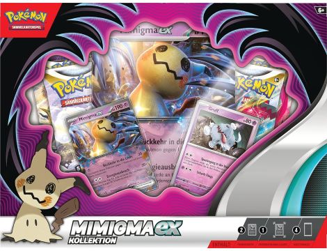 Kolekcjonerska gra karciana Pokémon Mimigma-ex - 3