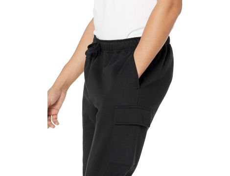 Cargo Fleece Jogger Sweatpant - Spodnie dresowe Mężczyźni XL Czarny - 4
