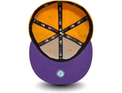 Czapka z daszkiem żółty rozmiar 57.7cm New Era - 4