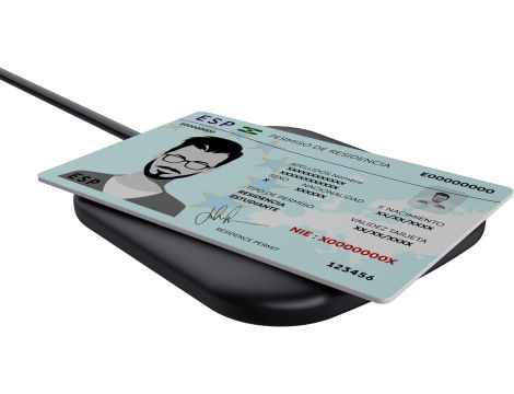 CZYTNIK KART NFC CZARNY TRUST CETO - 3