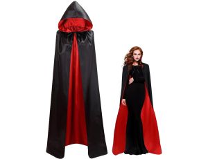 Kostium Vampire Cloak z kapturem YIMOJOY , M 140cm - image 2
