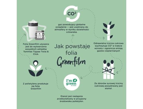 Kosz na pieluchy Tommee Tippee Twist & Click biały - 10