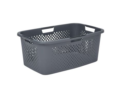 Kosz na pranie Sundis 40l odcienie szarości i srebra