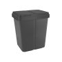 Kosz na śmieci plastik Ribelli 25l szary - 4