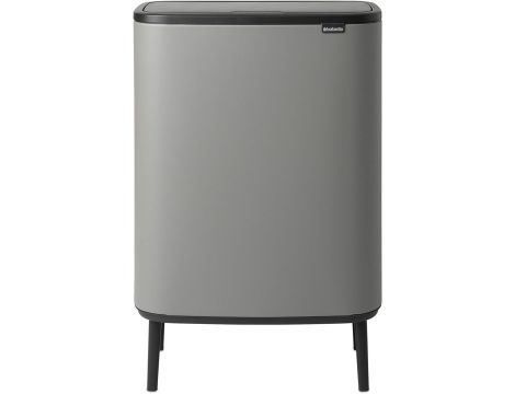 Kosz na śmieci stal nierdzewna Brabantia 60l szary - 5