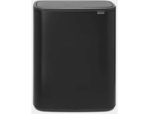 Kosz na śmieci stal nierdzewna Brabantia 60l czarny - image 2