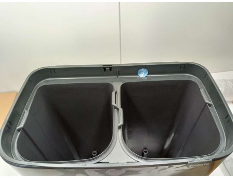 Kosz na śmieci stal nierdzewna Brabantia 60l czarny - 8