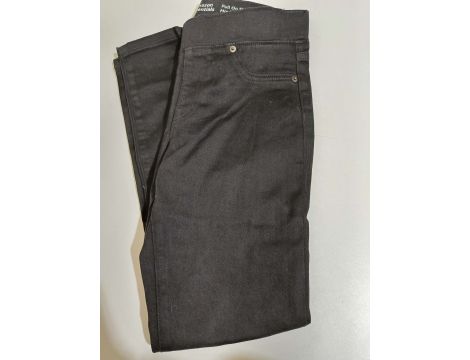 Damskie jegginsy ze stretchem czarne - 7