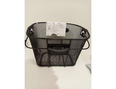 Kosz Rowerowy, Czarny, 26x25x34 cm Fischer Unisex E-Bike - 3