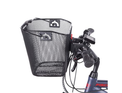 Kosz Rowerowy, Czarny, 26x25x34 cm Fischer Unisex E-Bike