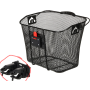 Kosz Rowerowy, Czarny, 26x25x34 cm Fischer Unisex E-Bike - 6