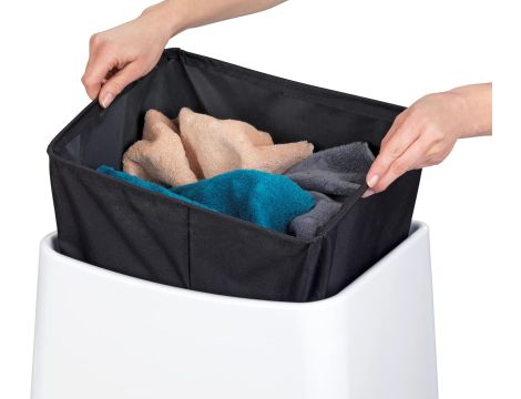 Kosz wolnostojący na pranie Wenko 33l biały - 5