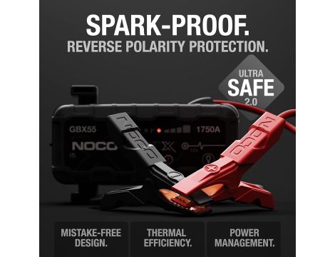 NOCO Boost X GBX55 1750 A 12 V UltraSafe pomoc rozruchu przenośna ładowarka - 4