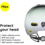 Nutcase Street MIPS kask biały Medium - 7