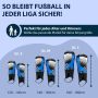 Ochraniacze na goleń i kostkę HUDORA  r.L niebieski - 4