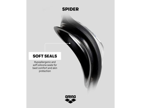 Okulary pływackie dla dorosłych Arena Spider - 4