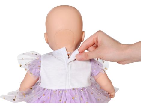 Fioletowa Sukienka z Gwiazdkami dla Lalek 43cm Baby Born 710296 - 4