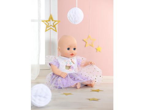 Fioletowa Sukienka z Gwiazdkami dla Lalek 43cm Baby Born 710296 - 5