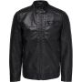 ONLY & SONS Kurtka Mężczyźni Onsal Pu Noos Otw XXL czarny - 6