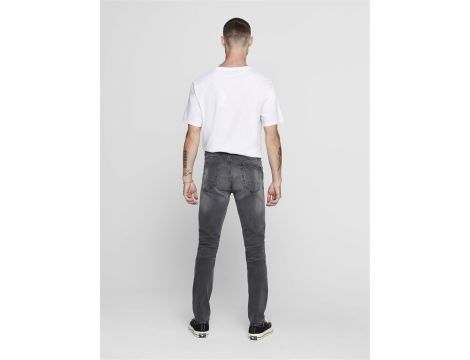 Only Sons Mężczyźni Onswarp Grey Dcc Jeansy, - 5