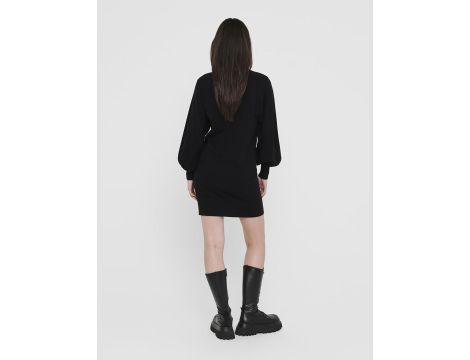 ONLY Sukienka Kobiety Onllabelle Life L/S Dress Knt Noos M czarny - 6