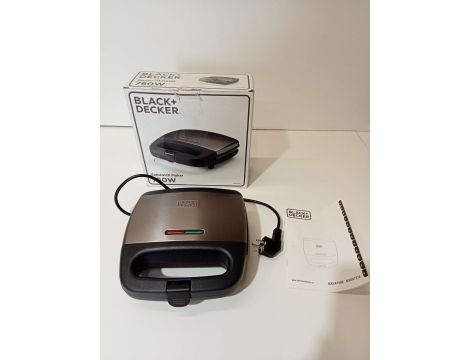 Opiekacz Black&Decker BXSA751E czarny 750 W - 10