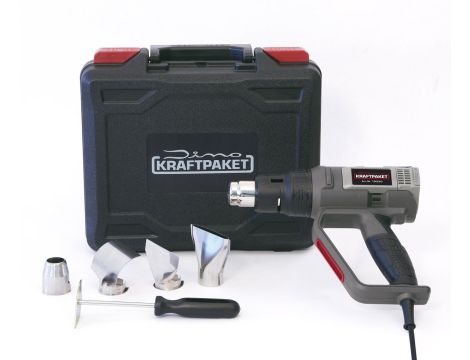 Opalarka Dino KRAFTPAKET 130220 2000W 10 poziomów 50-600° 250-500 l/min