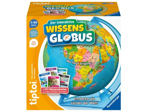 GLOBUS INTERAKTYWNY RAVENSBURGER j. niemiecki, uszkodzony !