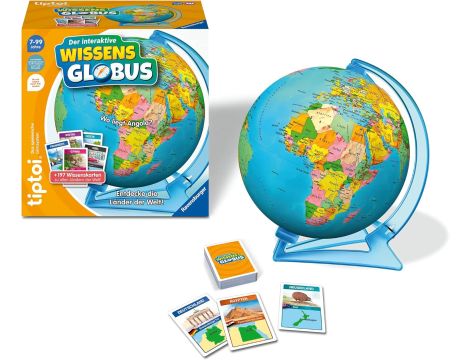 GLOBUS INTERAKTYWNY RAVENSBURGER j. niemiecki, uszkodzony ! - 5