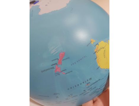 GLOBUS INTERAKTYWNY RAVENSBURGER j. niemiecki, uszkodzony ! - 2