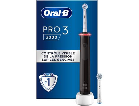 Oral-B Pro 3 3000 8006540759868 Szczoteczka Elektryczna do Zębów, Czarny, - 4
