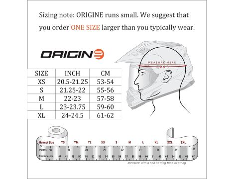 Origine Kask motocyklowy z podwójnym wizjerem ECE dla kobiet i mężczyzn - 6