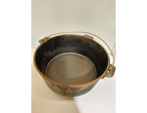 Overmont Dutch Oven żeliwny garnek rozmiar M - 3
