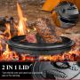 Overmont Dutch Oven żeliwny garnek rozmiar M - 6