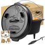 Overmont Dutch Oven żeliwny garnek rozmiar M - 5