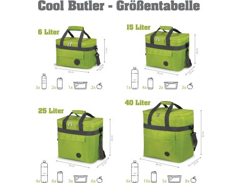 Outdoorer Duża torba chłodząca Cool Butler 40 40 l ZIELONY - 7