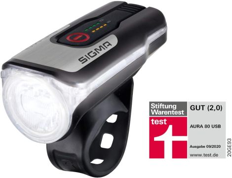 Oświetlenie rowerowe przednie Lampa Sigma Sport Aura 80, 17800 czarna - 4