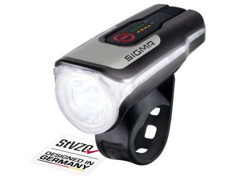 Oświetlenie rowerowe przednie Lampa Sigma Sport Aura 80, 17800 czarna