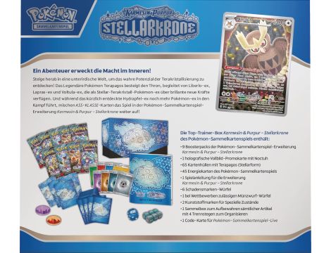 Gra karciana kolekcjonerska: Top Trainer-Box Karmesin & Purpur Pokémon - 3