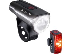 Oświetlenie rowerowe Sigma Sport Aura 60 i Infinity 60 lm USB - image 2