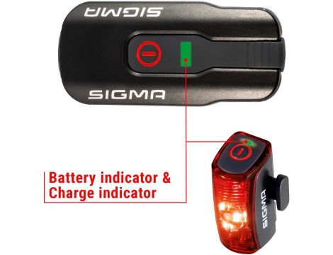 Oświetlenie rowerowe Sigma Sport Aura 60 i Infinity 60 lm USB - 3