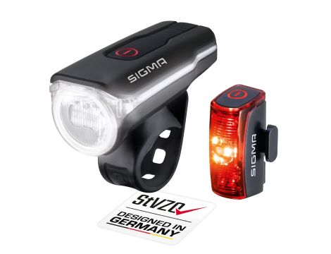 Oświetlenie rowerowe Sigma Sport Aura 60 i Infinity 60 lm USB