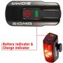 Oświetlenie rowerowe Sigma Sport Aura 60 i Infinity 60 lm USB - 4