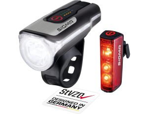 Oświetlenie rowerowe Sigma Sport Aura 80 lm akumulator - image 2