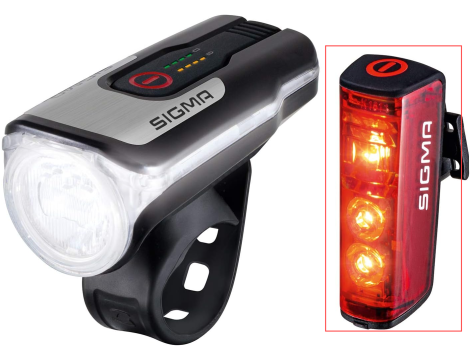 Oświetlenie rowerowe Sigma Sport Aura 80 lm akumulator - 3